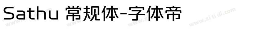 Sathu 常规体字体转换